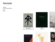 Tablet Screenshot of poursuite-editions.org